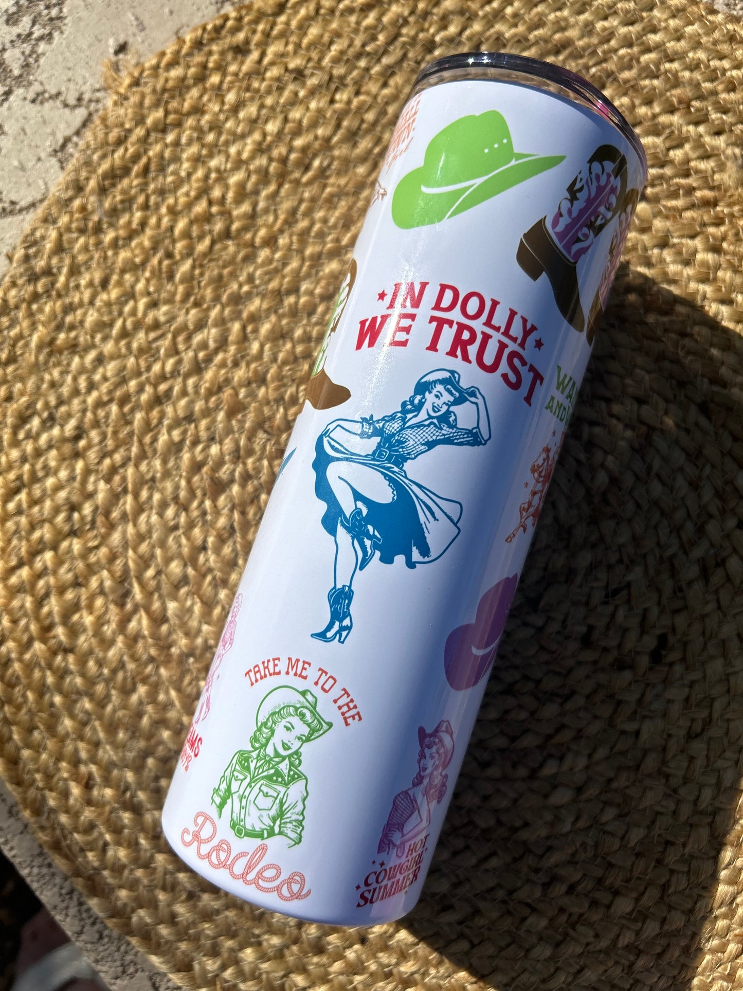 "DOLLY" 20 oz skinny Tumbler