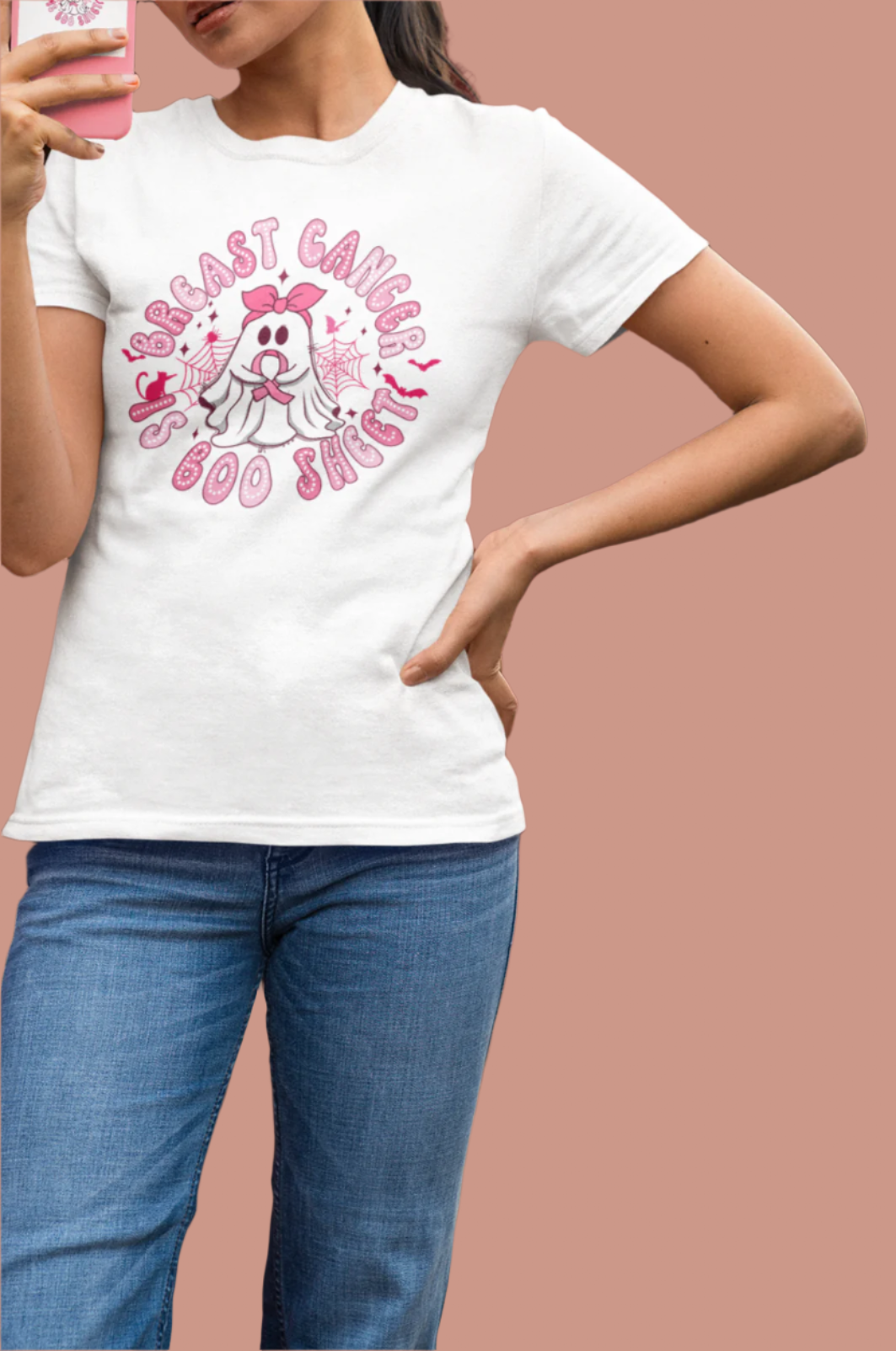 Short Sleeved t-shirt, breast cancer awareness